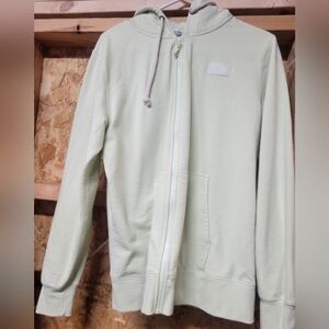 The North Face Light Green Zip-Up Hoodie Womans Size Medium‎